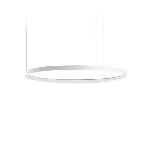 Panzeri+Zero Round Ø75 LED 36W 3059lm 3000K CRI>90, hämardatav, rippvalgusti, valge, liiteseadmeta
