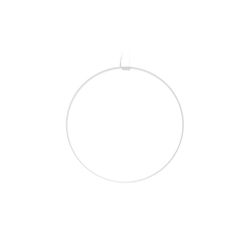 Panzeri+Zero Round Vertical Ø75 LED 36W 3059lm 3000K CRI>90, hämardatav, rippvalgusti, valge, liiteseadmeta