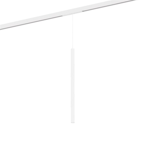 Wever & Ducré+MATCH on STREX 5.0 LED 6.1W 455lm 2700K CRI>90 33°, hämardatav DALI, siinivalgusti, matt valge, kaabel 600mm