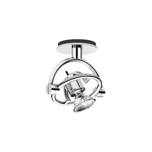 CINI&NILS+miniFariuno parete LED 4,6W GU10 350lm 2700K 36°, hämardatav phase-cut, lae- ja seinavalgusti, kroom