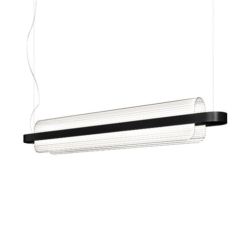 Kdln+Nami LED 60W 6020lm 2700K CRI>90, hämardatav 1-10V, rippvalgusti, must