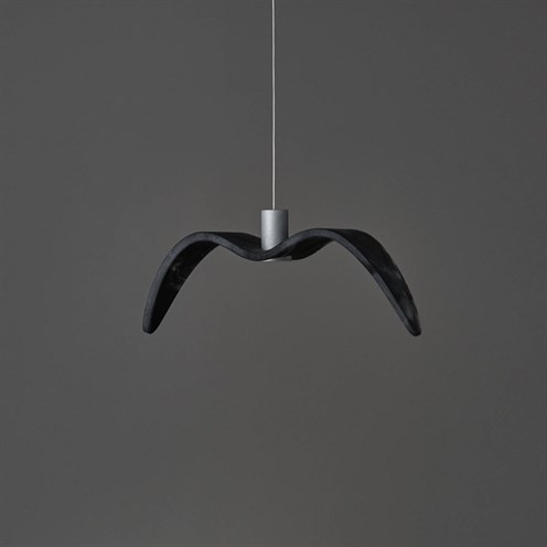 Brokis+NIGHT BIRDS max. 10W GU10, rippvalgusti, anodeeritud hõbe, suitsune hall klaas, laerosett alumiinium
