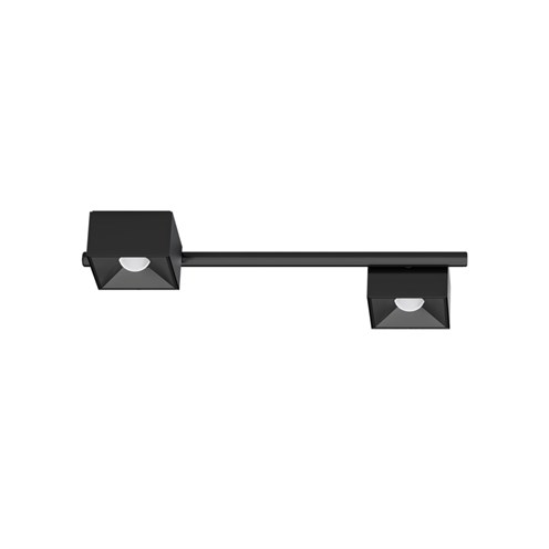 CINI&NILS+Nodo Q 2 LED 16W 1060lm 2700K CRI>90 60°, hämardatav phase-cut, laevalgusti, must