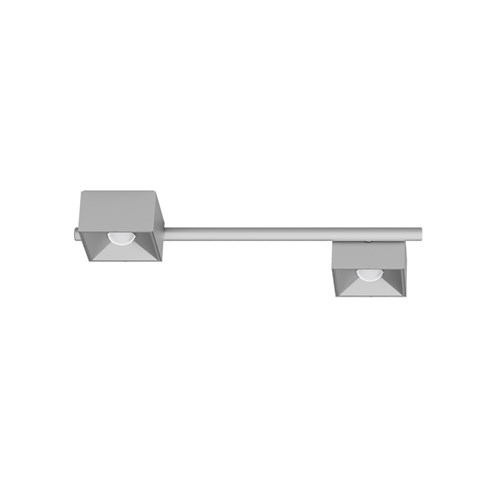 CINI&NILS+Nodo Q 2 LED 16W 1060lm 2700K CRI>90 60°, hämardatav phase-cut, laevalgusti, hõbedane