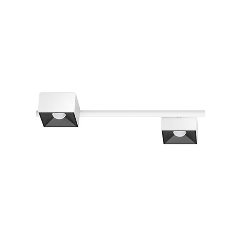 CINI&NILS+Nodo Q 2 LED 16W 1060lm 2700K CRI>90 60°, hämardatav phase-cut, laevalgusti, valge/must