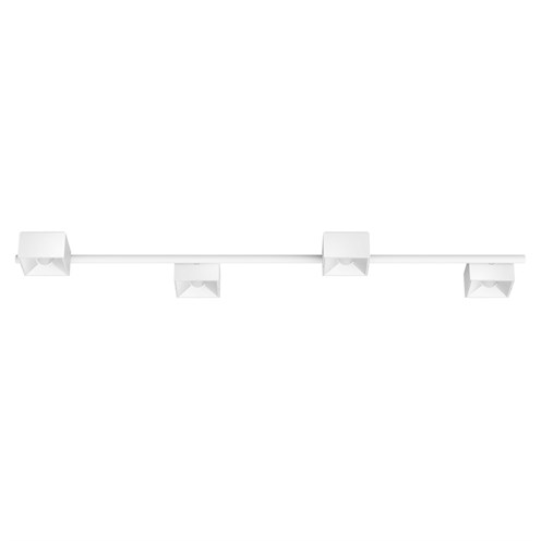 CINI&NILS+Nodo Q 4 LED 32W 2120lm 2700K CRI>90 60°, hämardatav phase-cut, laevalgusti, valge