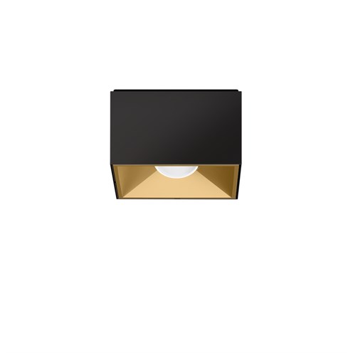 CINI&NILS+Nodo Q LED 8W 530lm 2700K CRI>90 60°, hämardatav phase-cut, laevalgusti, must/kuldne