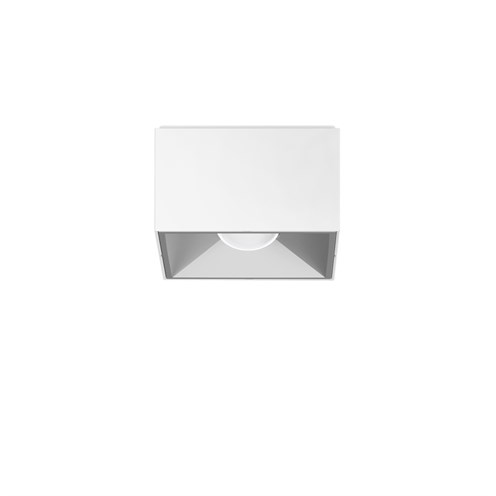 CINI&NILS+Nodo Q LED 8W 530lm 2700K CRI>90 60°, hämardatav phase-cut, laevalgusti, valge/hõbedane