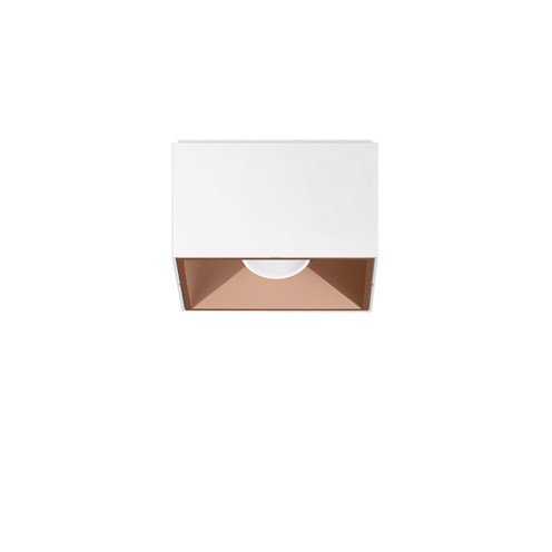 CINI&NILS+Nodo Q LED 8W 530lm 2700K CRI>90 60°, hämardatav phase-cut, laevalgusti, valge/roosa kuld