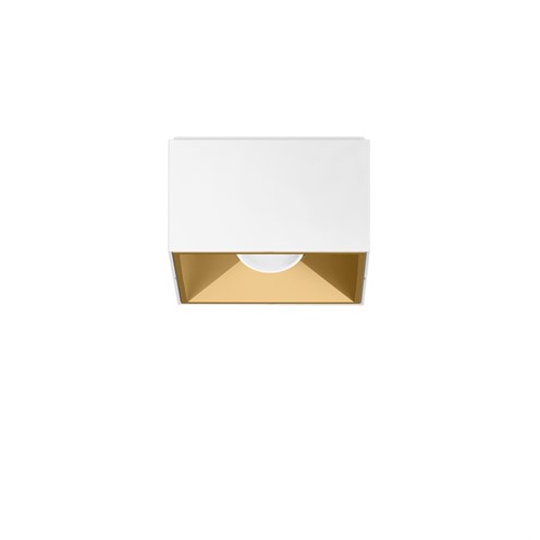 CINI&NILS+Nodo Q LED 8W 530lm 2700K CRI>90 60°, hämardatav phase-cut, laevalgusti, valge/kuldne