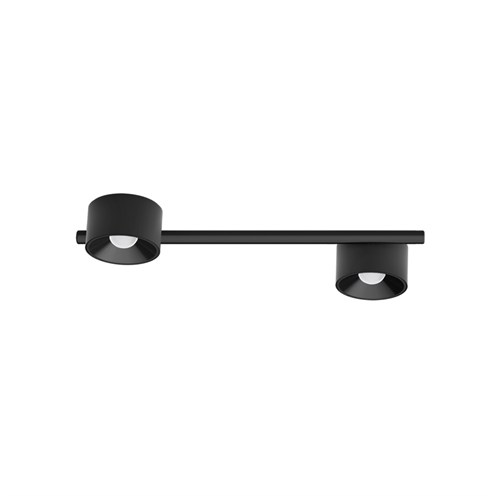 CINI&NILS+Nodo T 2 LED 16W 1060lm 2700K CRI>90 60°, hämardatav phase-cut, laevalgusti, must