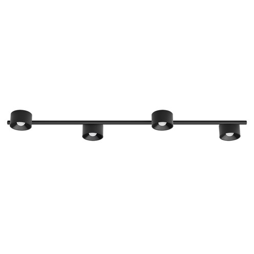 CINI&NILS+Nodo T 4 LED 32W 2120lm 2700K CRI>90 60°, hämardatav phase-cut, laevalgusti, must