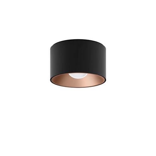 CINI&NILS+Nodo T LED 8W 530lm 2700K CRI>90 60°, hämardatav phase-cut, laevalgusti, must/roosa kuld