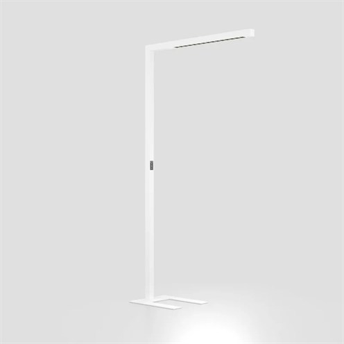 PRO+officeLINE50 free LED 89W 9245lm 2700-6500K CRI>90, hämardatav puutepaneeli ja sensoriga, üles/alla valgusega töökohavalgusti, matt valge, läikiv titaan hajuti