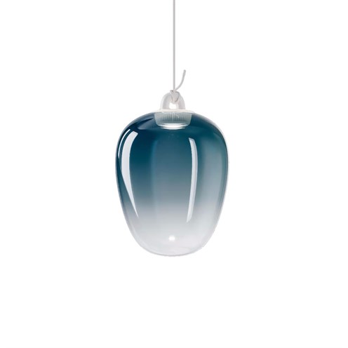 Lodes+Oblò Medium LED 7W 1280lm 2700K CRI>90, hämardatav phase-cut, rippvalgusti, asuur, laerosett tellida eraldi