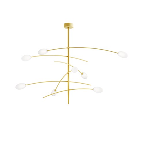 Panzeri+Roris LED 24W G9 1272lm 2700K, laevalgusti, matt messing