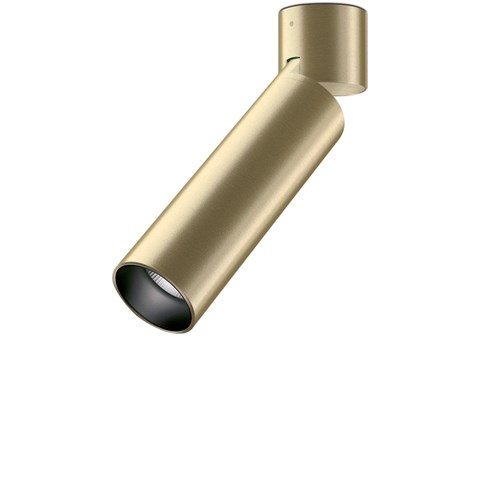 Panzeri+Lola LED 9W 972lm 3000K CRI>90 24°, hämardatav phase-cut, lae-/seinavalgusti, matt messing