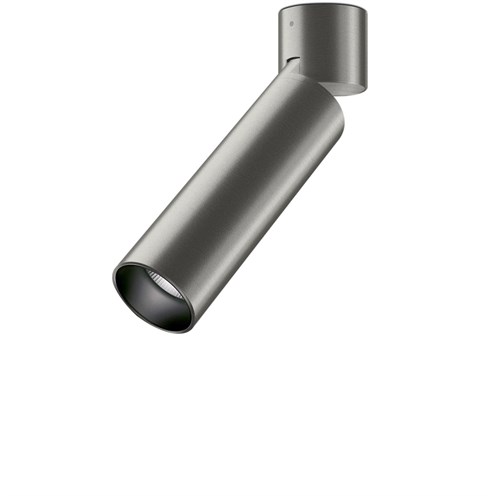 Panzeri+Lola LED 9W 972lm 3000K CRI>90 24°, hämardatav phase-cut, lae-/seinavalgusti, titaan