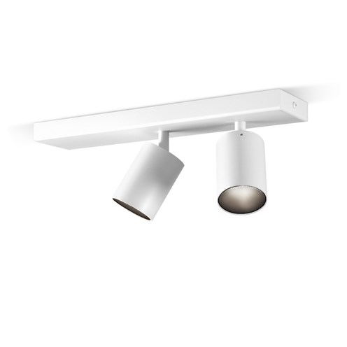 Panzeri+Carl2 LED 43W 2872lm 3000K CRI>90 30°, hämardatav Push/1-10V, lae-/seinavalgusti, valge