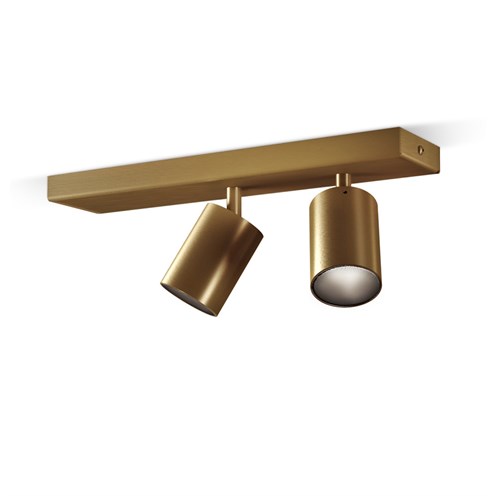 Panzeri+Carl2 LED 43W 2872lm 3000K CRI>90 30°, hämardatav Push/1-10V, lae-/seinavalgusti, pronks