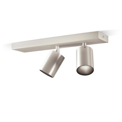 Panzeri+Carl2 LED 43W 2872lm 3000K CRI>90 30°, hämardatav Push/1-10V, lae-/seinavalgusti, titaan