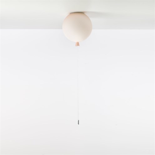 Brokis+MEMORY CEILING 300 max. 60W E27, laevalgusti, lülitiga, roosa