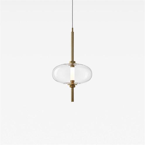 Brokis+UNDER PRESSURE VERTICAL MOST LED 2x2,5W 250lm 2700K CRI>90, hämardatav, rippvalgusti, šampanja