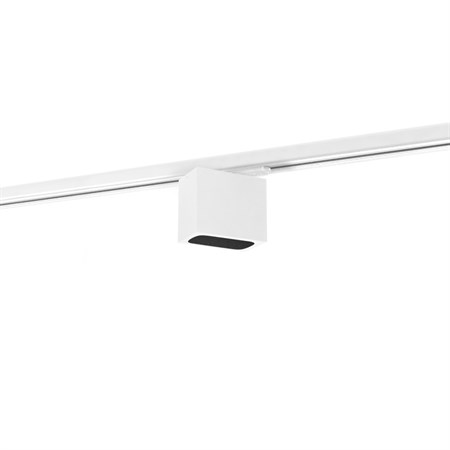 Wever & Ducré+PIRRO OPAL on track 2.0 LED 6,6W 220lm 2700K CRI>90, hämardatav phase-cut, siinivalgusti, matt valge/matt must, 1F adapter