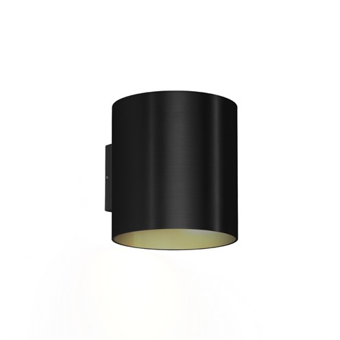 Wever & Ducré+RAY WALL OUTDOOR 3.0 LED 6W 260lm 2700K CRI>90, hämardatav phase-cut, IP65, välisvalgusti, matt must