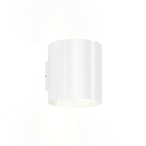 Wever & Ducré+RAY WALL OUTDOOR 4.0 LED 11W 650lm 2700K CRI>90, hämardatav phase-cut, IP65, välisvalgusti, matt valge