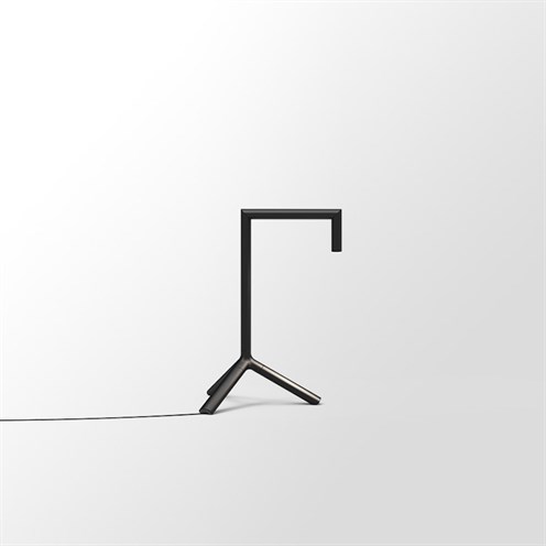 Rakumba+Hangman Table LED 6W 610lm 2700K CRI>90 30°, hämardatav lülitiga, lauavalgusti, anodeeritud must