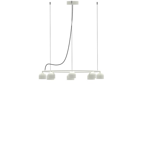 Robin+Rio 9 Chandelier Circular GX53, rippvalgusti, matt valge