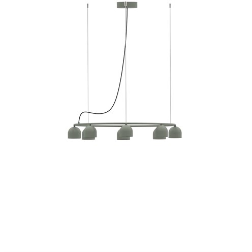 Robin+Rio 9 Chandelier Circular GX53, rippvalgusti, roheline