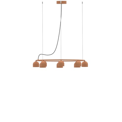 Robin+Rio 9 Chandelier Circular GX53, rippvalgusti, terrakota