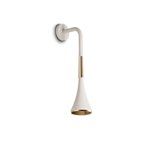 Simes+MINIBELL APPLIQUE LED 10W 640lm 2700K CRI>90, IP65, välisvalgusti, valge