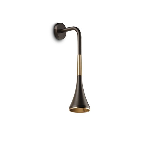 Simes+MINIBELL APPLIQUE LED 10W 640lm 2700K CRI>90, IP65, välisvalgusti, pronks