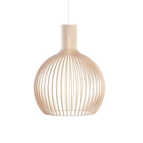 Secto Design+Octo 4240 60W E27 D=54cm h=2m rippvalgusti, naturaalne kask