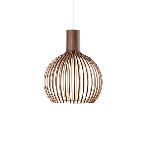 Secto Design+Octo Small 4241 LED 8W (max. 20W) E27 806lm 2700-6500K, hämardatav, rippvalgusti, pähkel