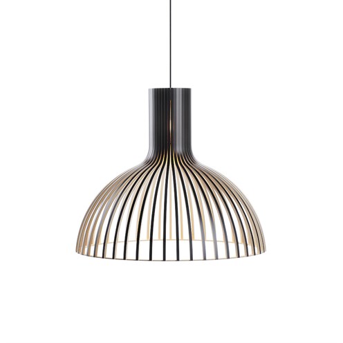 Secto Design+Victo 4250 60W E27 must rippvalgusti