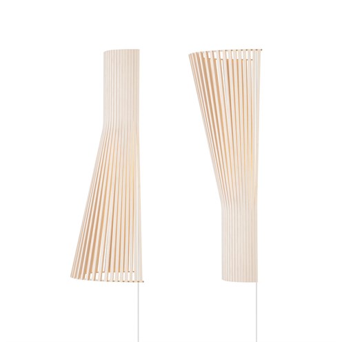 Secto Design+Secto 4230 LED 4,2W (max. 20W) E14 470lm 3000K, hämardatav, seinavalgusti, naturaalne kask