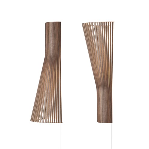 Secto Design+Secto 4230 LED 4,2W (max. 20W) E14 470lm 3000K, hämardatav, seinavalgusti, pähkel