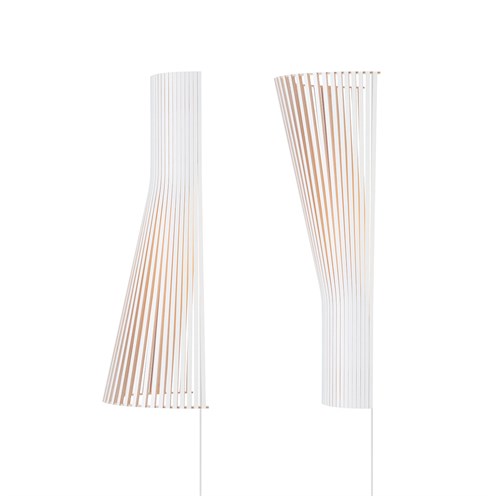 Secto Design+Secto 4230 LED 4,2W (max. 20W) E14 470lm 3000K, hämardatav, seinavalgusti, valge