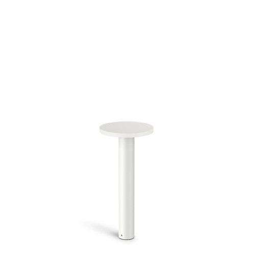 Lombardo+Stik 200 Opal Bollard 420 LED 9W 935lm 2700K, IP65, välisvalgusti, valge
