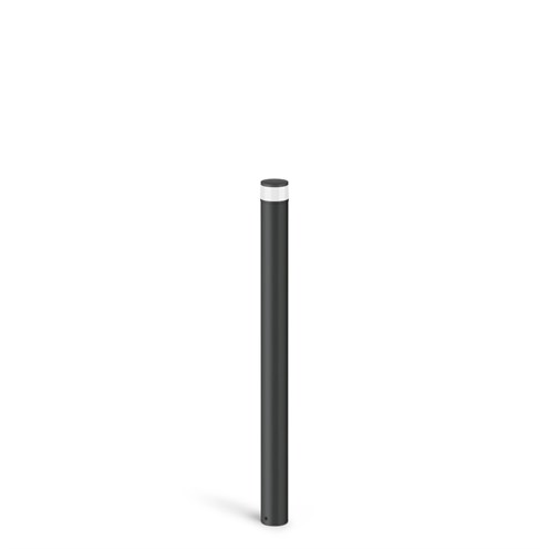 Lombardo+Stik 60 Flat Opal Bollard 750 LED 5,5W 285lm 2700K, IP66, välisvalgusti, antratsiit
