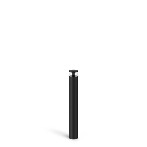Lombardo+Stik 60 Flat Trasp Bollard 450 LED 5,5W 335lm 2700K, IP66, välisvalgusti, must