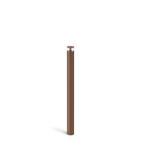Lombardo+Stik 60 Flat Trasp Bollard 750 LED 5,5W 335lm 2700K, IP66, välisvalgusti, corten