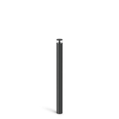 Lombardo+Stik 60 Flat Trasp Bollard 750 LED 5,5W 335lm 2700K, IP66, välisvalgusti, antratsiit