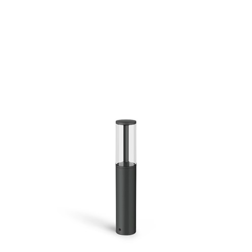 Lombardo+Stik 60 Trasp Bollard 390 LED 5,5W 440lm 2700K, IP66, välisvalgusti, antratsiit