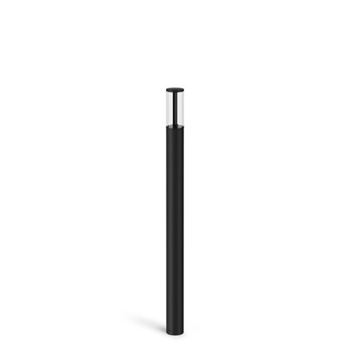 Lombardo+Stik 60 Trasp Bollard 840 LED 5,5W 440lm 2700K, IP66, välisvalgusti, must