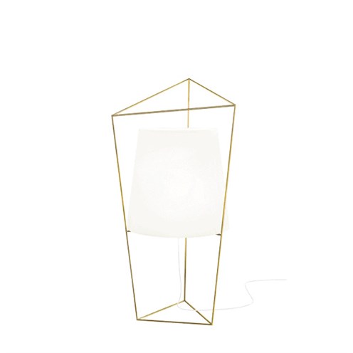 Kdln+Tatu max. 100W E27, lauavalgusti, messing, opaalklaas